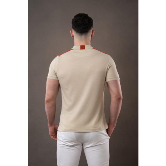 San&Fa Polo Collar Slimfit Men's T-Shirt