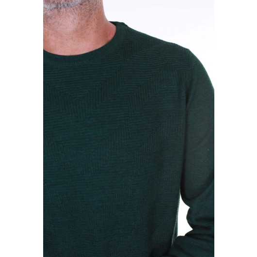 San&Fa Zero Collar Men's Knitwear Sweater