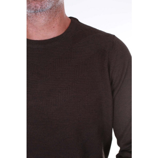 San&Fa Zero Collar Men's Knitwear Sweater