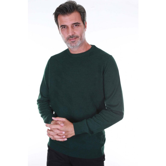 San&Fa Zero Collar Men's Knitwear Sweater