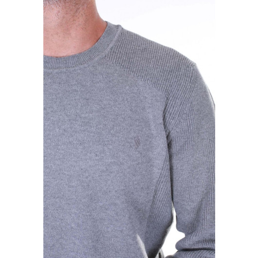 San&Fa Knitwear Zero Collar Men's Sweater
