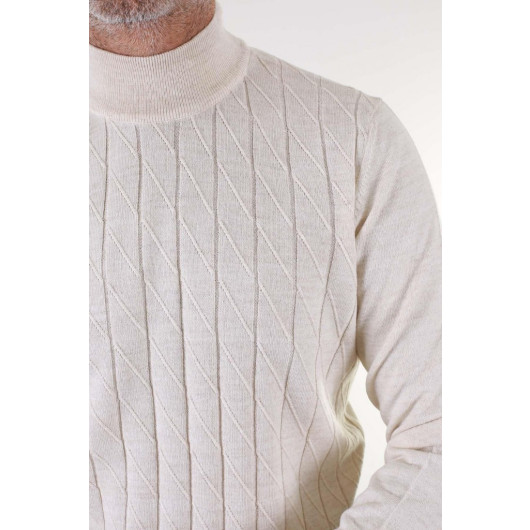 Knitwear Half Fisherman Men's Sweater