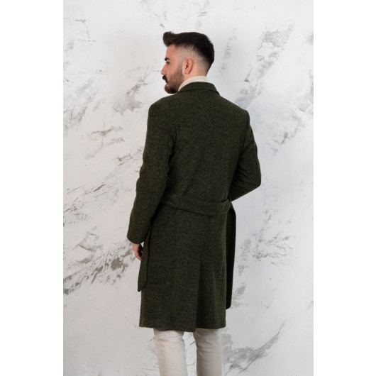 Sir Double Breasted Green Men's Cachet Coat