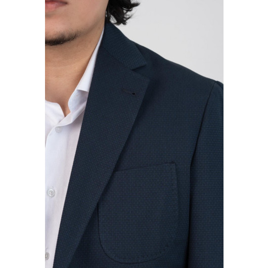 Sir Slimfit Bag Pocket Textured Unlined Men's Single Jacket