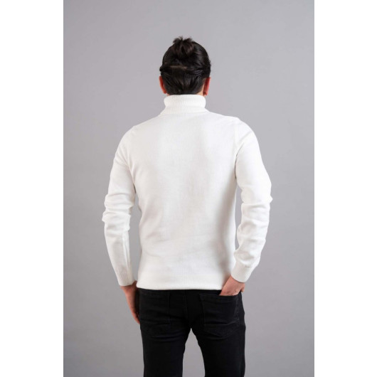 Slimfit Turtleneck Men's Knitwear Sweater