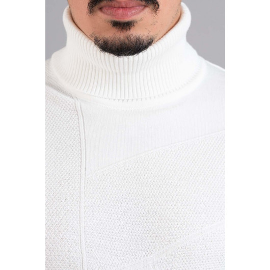Slimfit Turtleneck Men's Knitwear Sweater