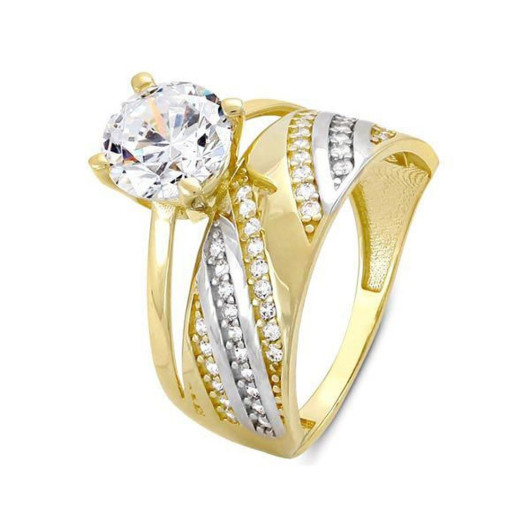 Solitaire Wedding Ring 14 Carat Gold 3.57 Grams