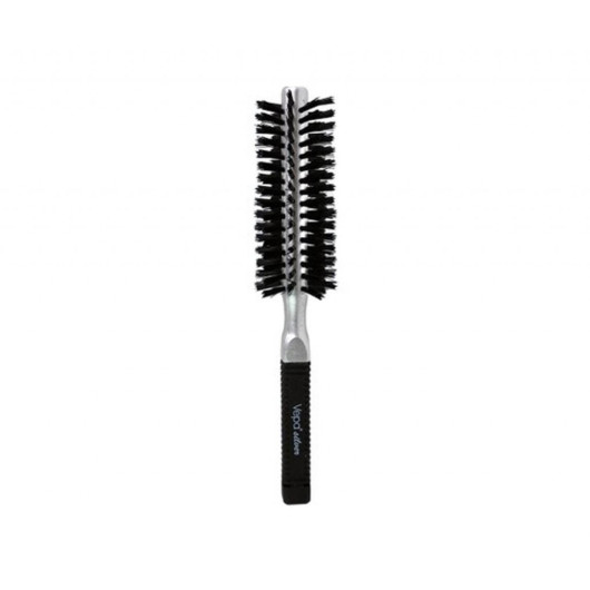 Vepa Silver Hairbrush - Black