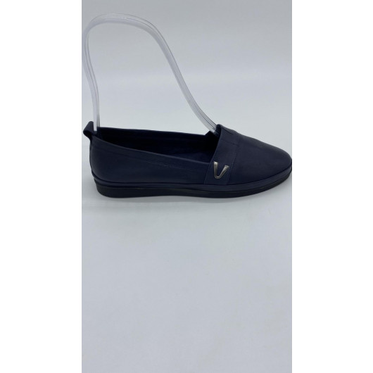 Women's Ballerina / Creeper Shoes Navy Voog 400
