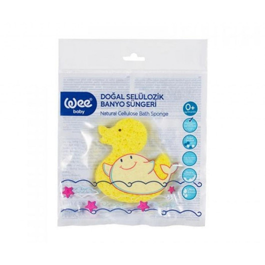 Wee Baby Natural Cellulosic Bath Sponge 915 - Duck