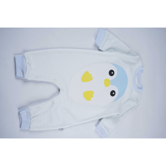 Striped Cotton Baby Combed Jumpsuit
