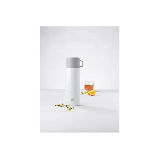 Zwilling Thermos With Glass, 1 Lt | White