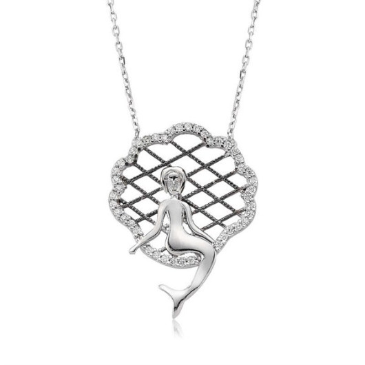 Gms Mermaid Women's Silver Necklace