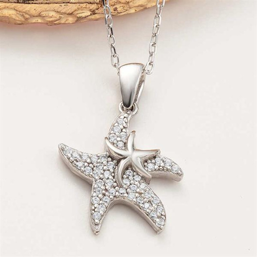 Sea Star Women's Silver Necklace