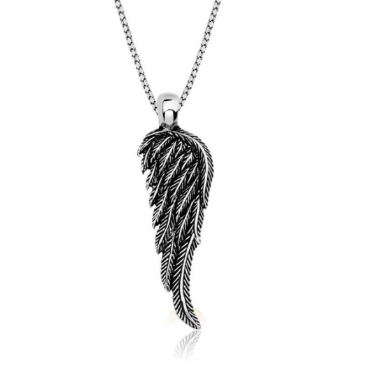 Wing Silver Necklace