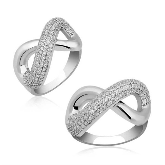 Gms Infinity Women's Silver Ring