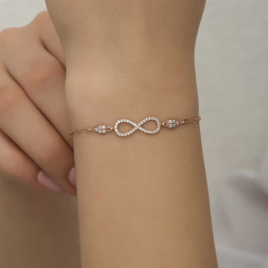 Gms Infinity Silver Women's Bracelet