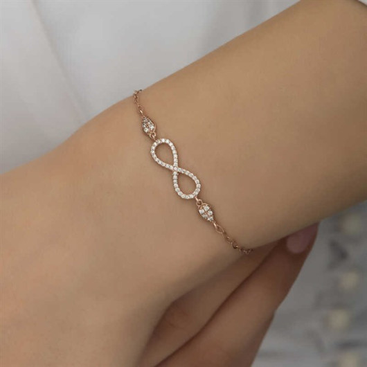 Gms Infinity Silver Women's Bracelet