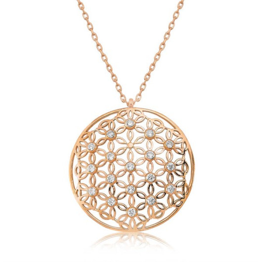 Gms Flower Of Life Women's Silver Necklace