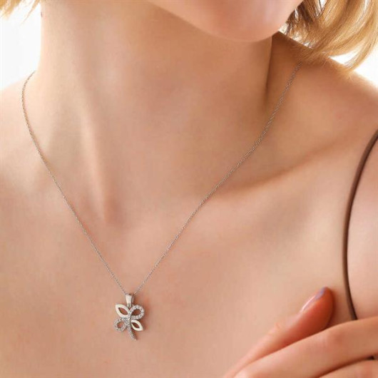 Dragonfly Woman Sterling Silver Necklace