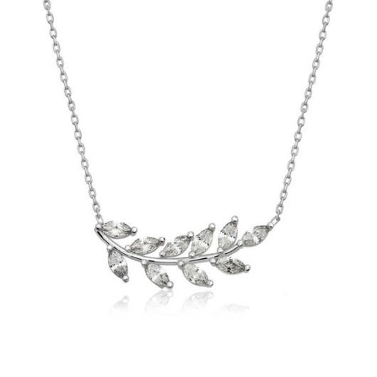 Pb Virgo Women's Silver Necklace