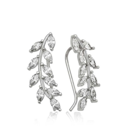 Pb Virgo Women's Silver Earrings