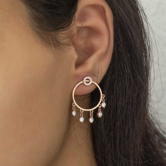 Pb Hop Women's Silver Earrings