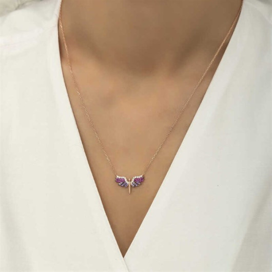 Pb Michael Angel Silver Women's Necklace