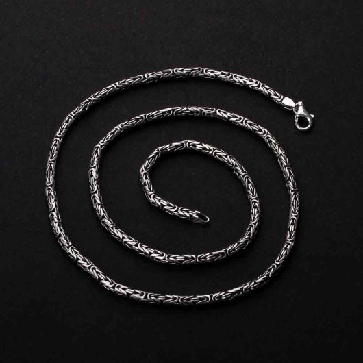 925 Sterling Silver 4.5Mm Men's King Chain Necklace