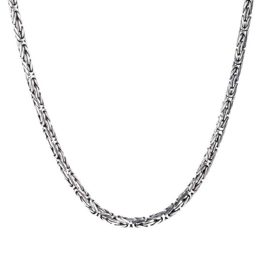 925 Sterling Silver 5.2Mm Men's King Chain Necklace