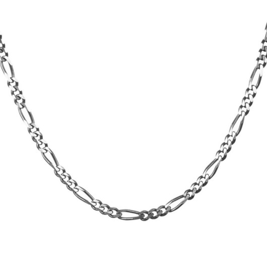 925 Sterling Silver Figaro Men's Chain