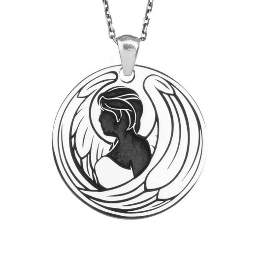 My Mother Is An Angel Necklace 925 Sterling Silver
