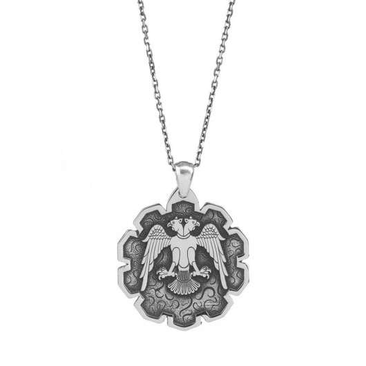 Cihan Eagle Silver Necklace