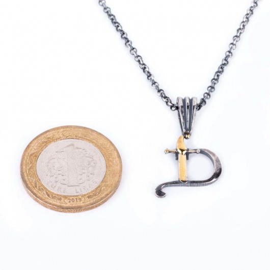 Silver Men's Necklace (Small Size) From The Diriliş Ertuğrul Series