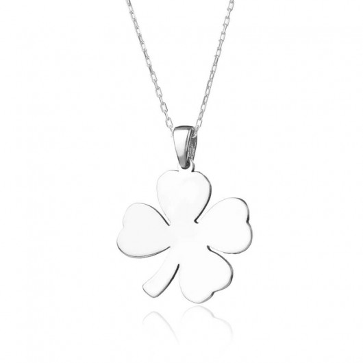 Four Leaf Clover Women's Sterling Silver Necklace