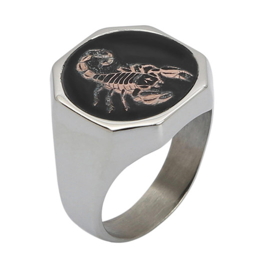Men's Silver Scorpion Ring