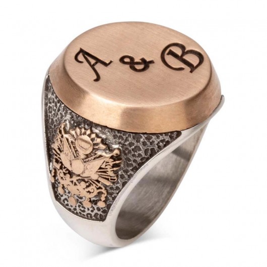 Ottoman Coat Of Arms Personalized Ring