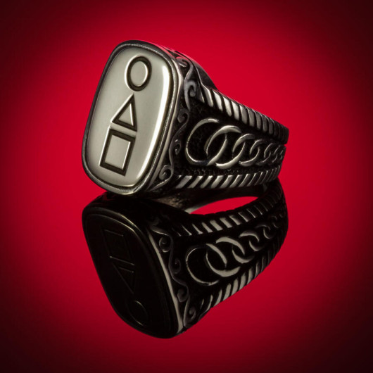 Squid Game Ring 925 Sterling Silver Male Model