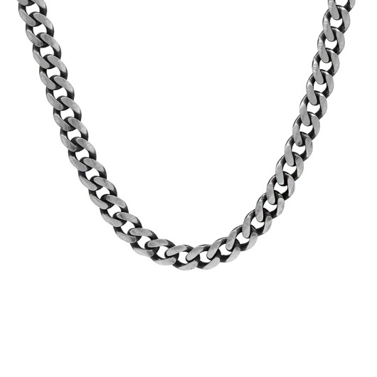 925 Sterling Silver 60 Cm Length Thickness Gurmet Men Chain