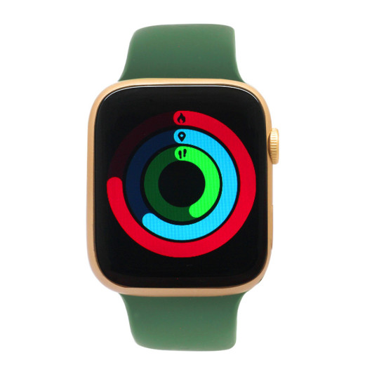 Ferro Green Color Silicone Strap Smart Watch