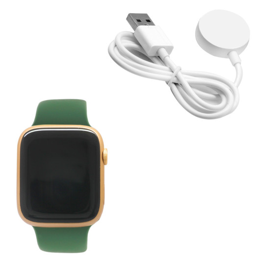 Ferro Green Color Silicone Strap Smart Watch