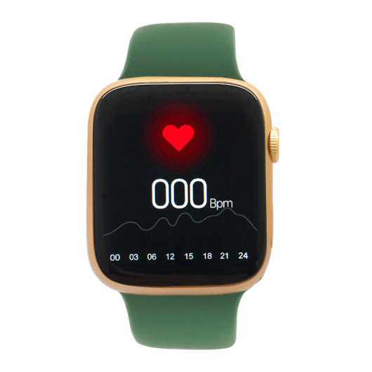 Ferro Green Color Silicone Strap Smart Watch