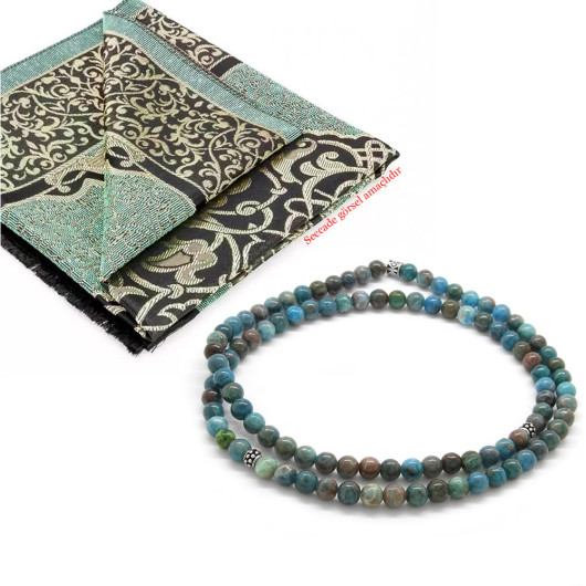 Both Bracelet Necklace And Prayer Beads 99 Apatite Natural Stone Accessories