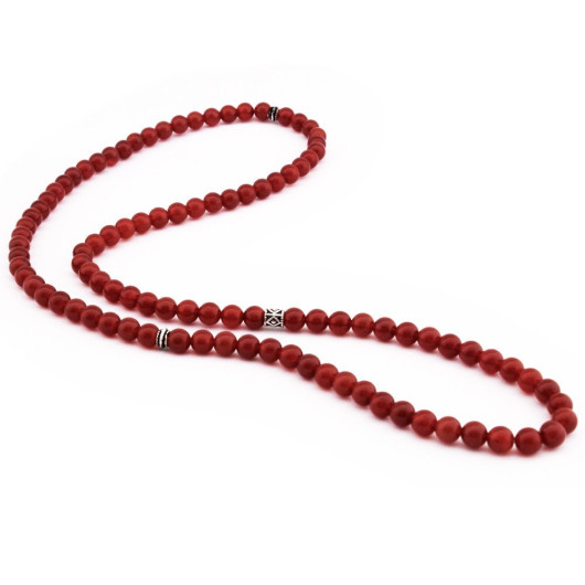 Both Bracelet Necklace And Prayer Beads 99 Red Agate Natural Stone Jewelry