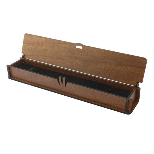 Brown Wooden Gift Rosary Box