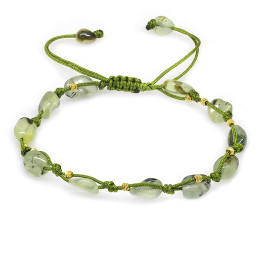 Natural Cut Dorika Ball Detailed Prinayt Natural Stone Women Bracelet