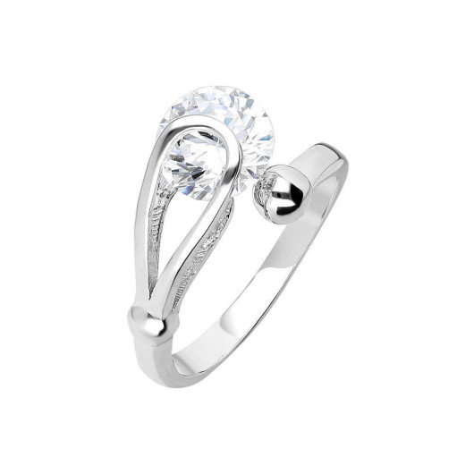 Starlight Diamond Silver Women Solitaire Ring