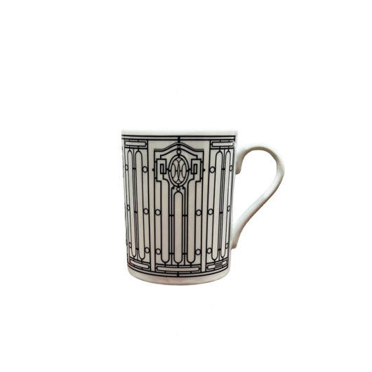 Art Deco Series White Mug