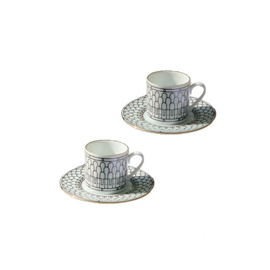 Art Deco Series Gift Packed Set Of 2 Cups