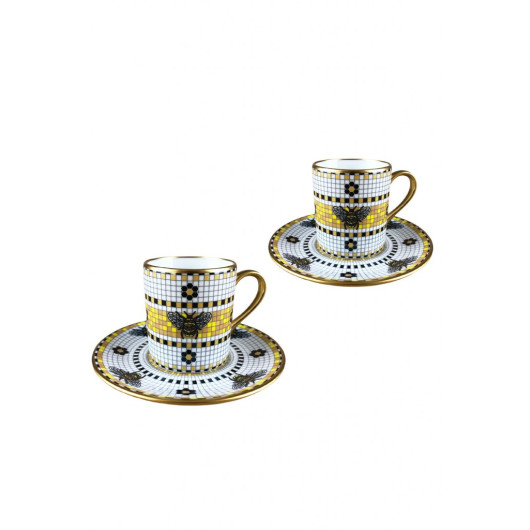 Bee Series Gift Packed Set Of 2 Cups